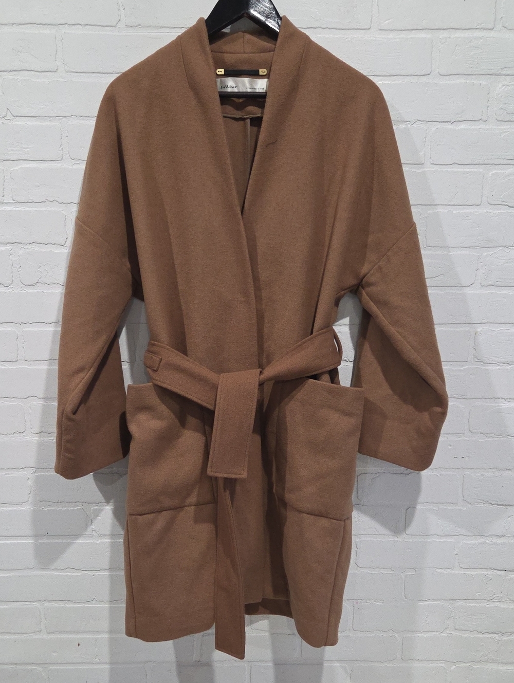 Brown Belted Trench Coat